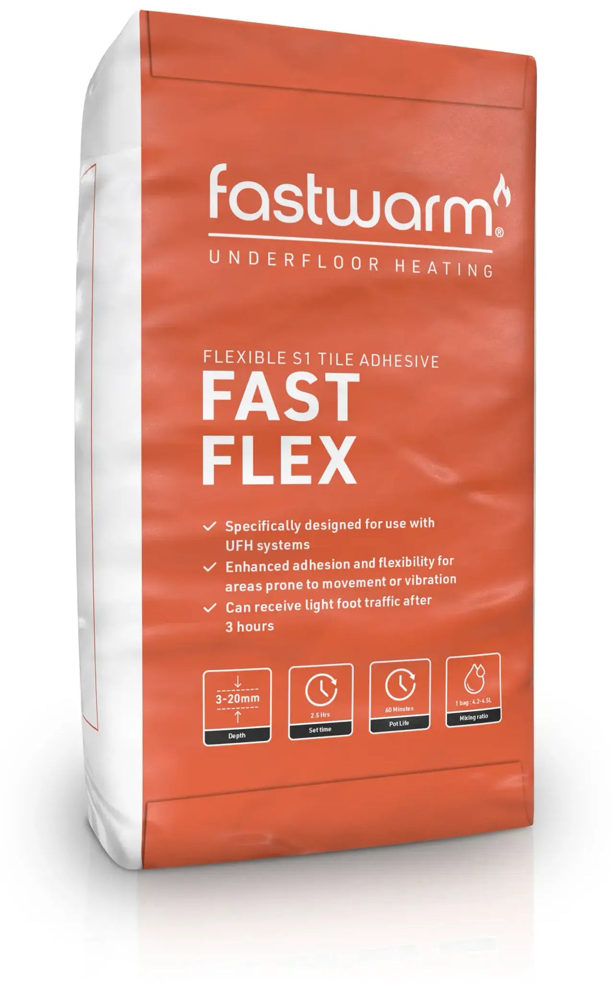 Fastwarm Fast Flex Rapid Set Tile Adhesive 20kg