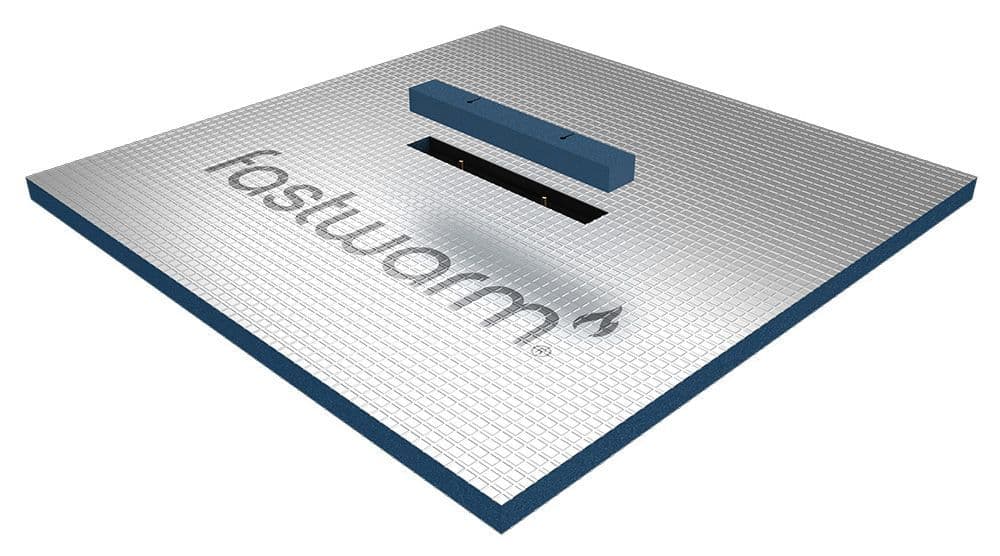 Linear Centre Drain tray — 1000x1000, tray only