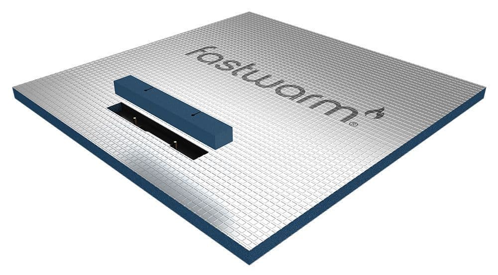 Linear End Drain tray — 1000x1000, tray only