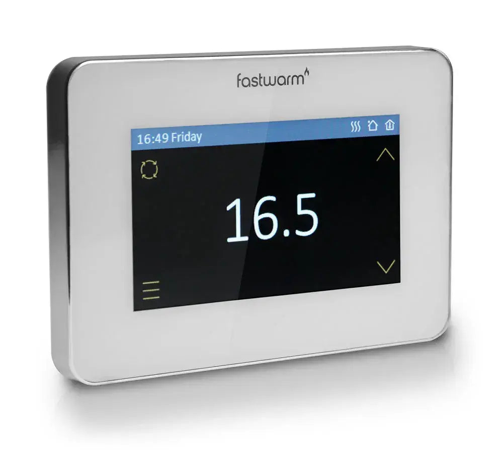Fastwarm Touchscreen Thermostat — White
